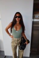 Racerback Olive One-Piece